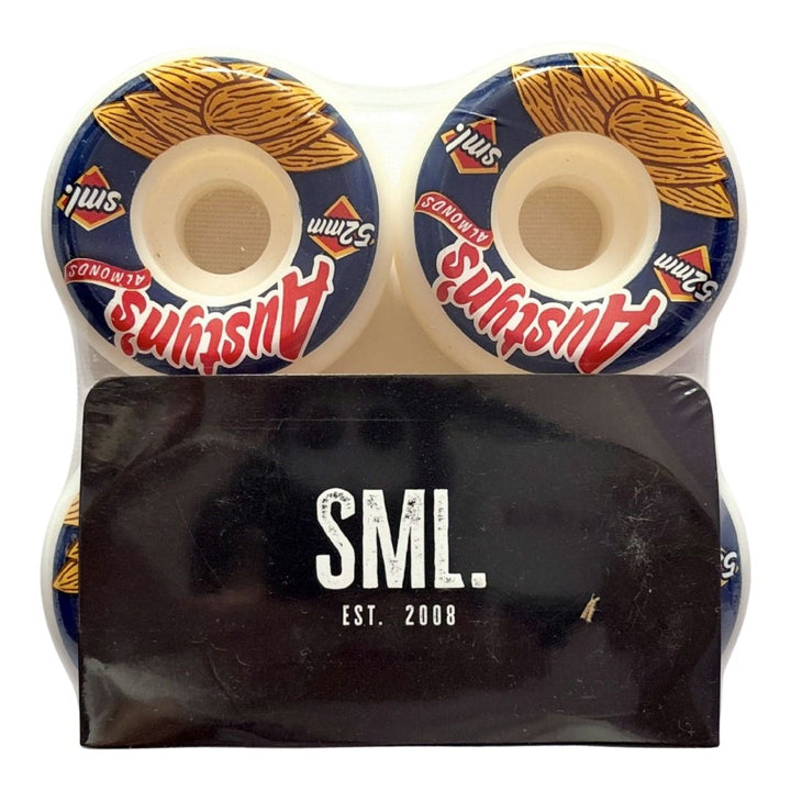 SML “Classic” 52mm 99a V-Cut Shape Austyn Gillette Model AG Formula Skateboard Wheels