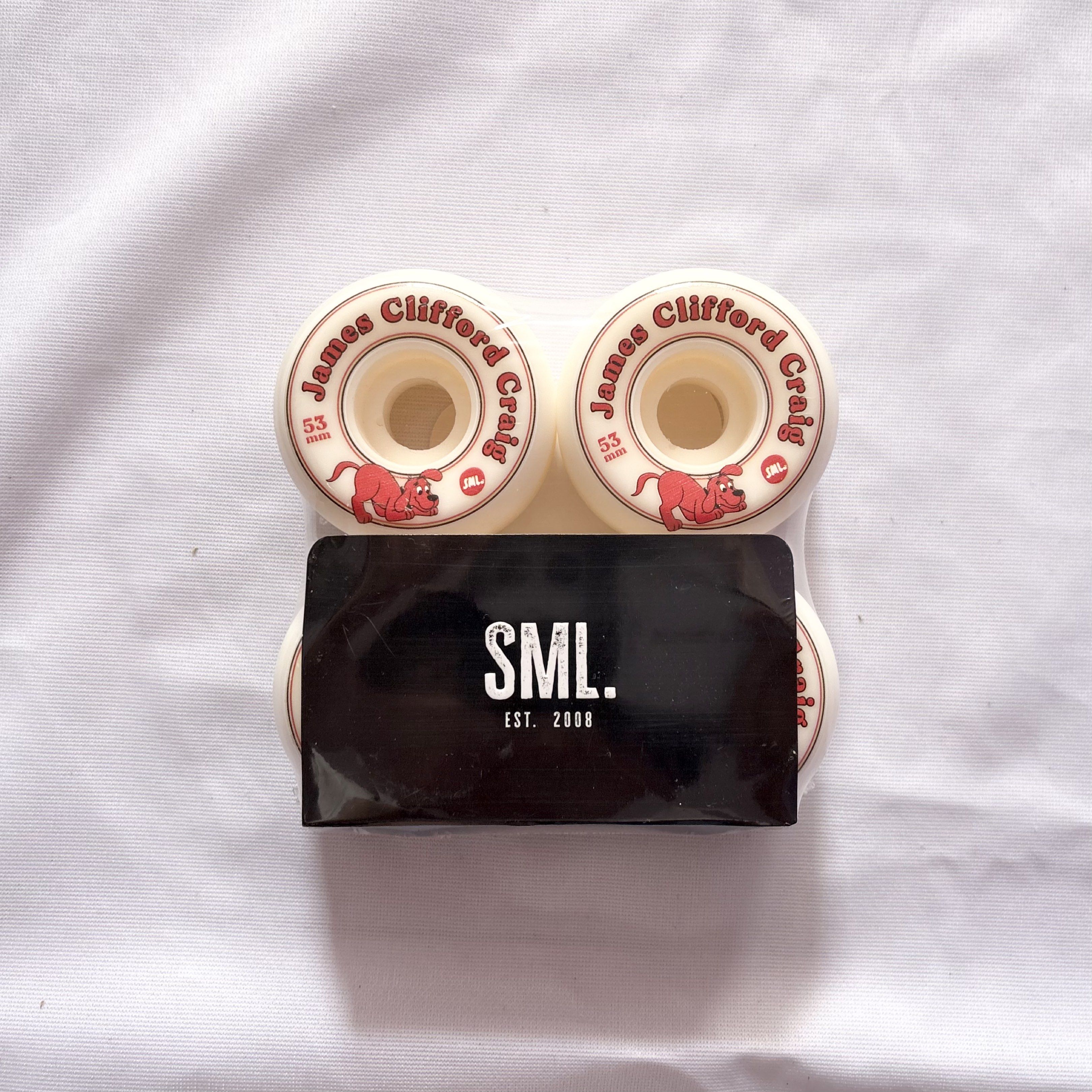 SML “Dog” 53mm 99a Conical Shape James Clifford Craig Model AG Formula Skateboard Wheels — product image 1 of 3
