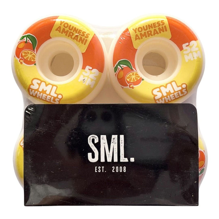 SML “Orange” 52mm 99a Conical Shape Youness Amrani Model AG Formula Skateboard Wheels