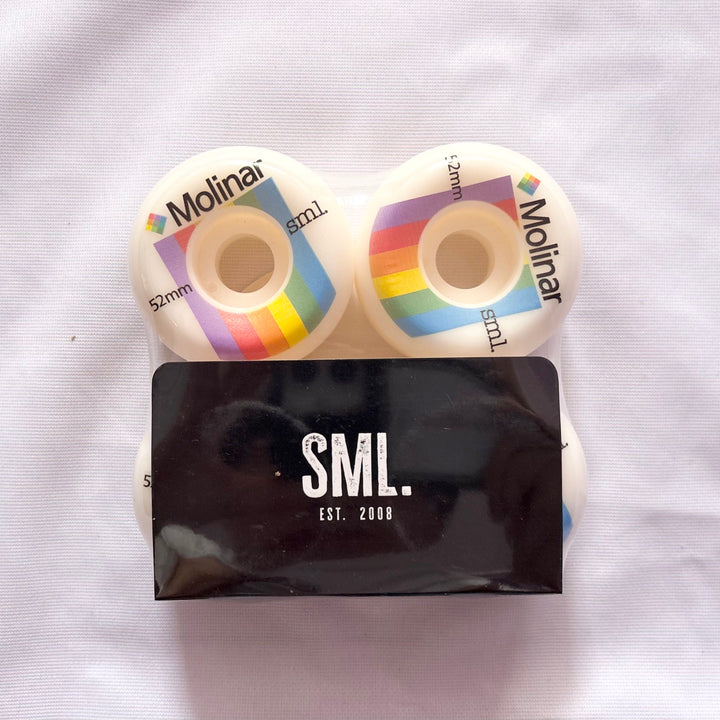SML “Polaroid” 52mm 99a OG Wide Shape Raymond Molinar Model AG Formula Skateboard Wheels
