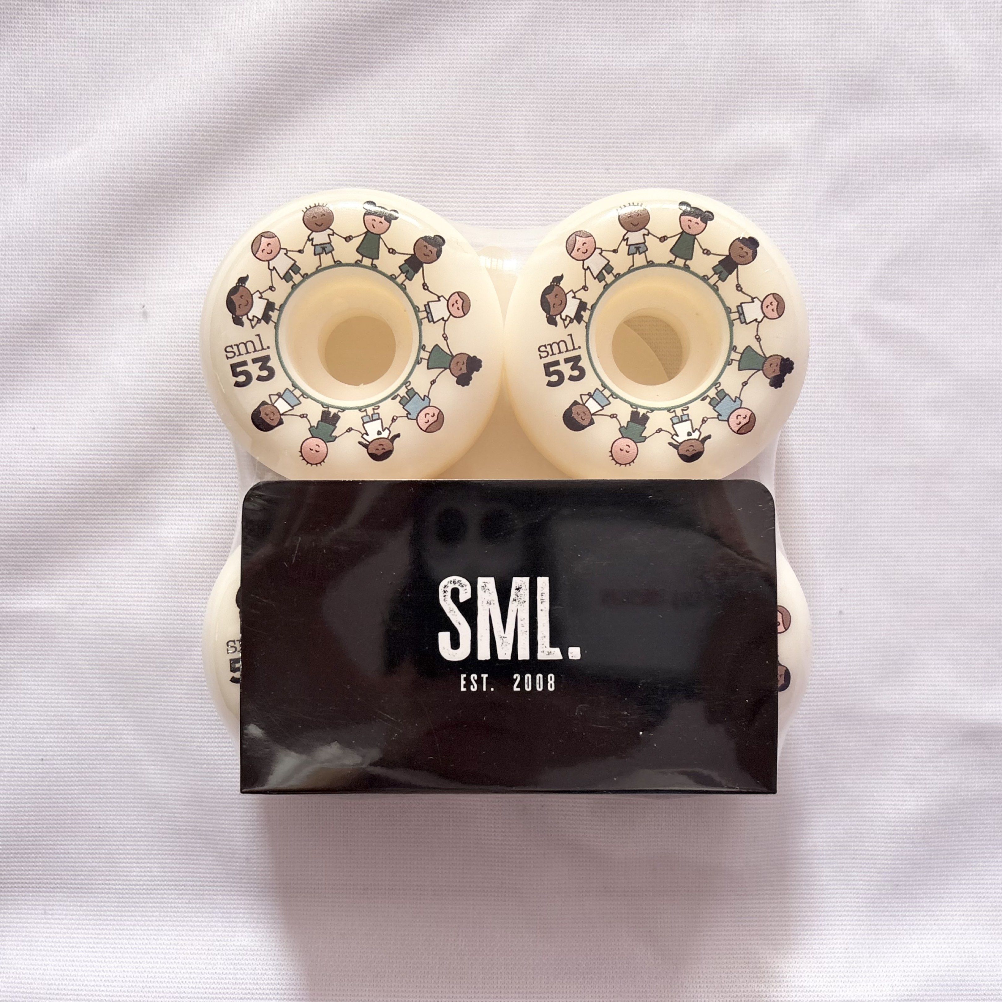 SML “Small World” 53mm 99a OG Wide Shape Team Model AG Formula Skateboard Wheels