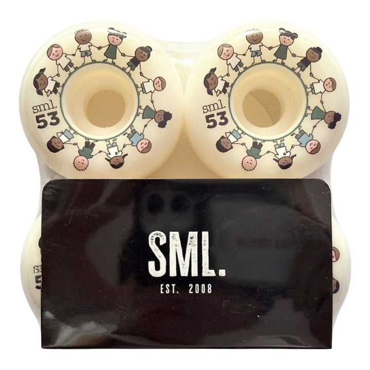 SML “Small World” 53mm 99a OG Wide Shape Team Model AG Formula Skateboard Wheels