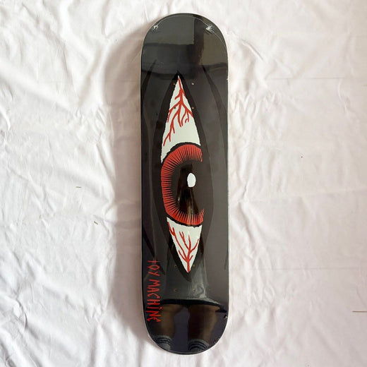 Toy Machine “Bloodshot Eyes” 8.0” x 31.66” Skateboard Deck - No Grip