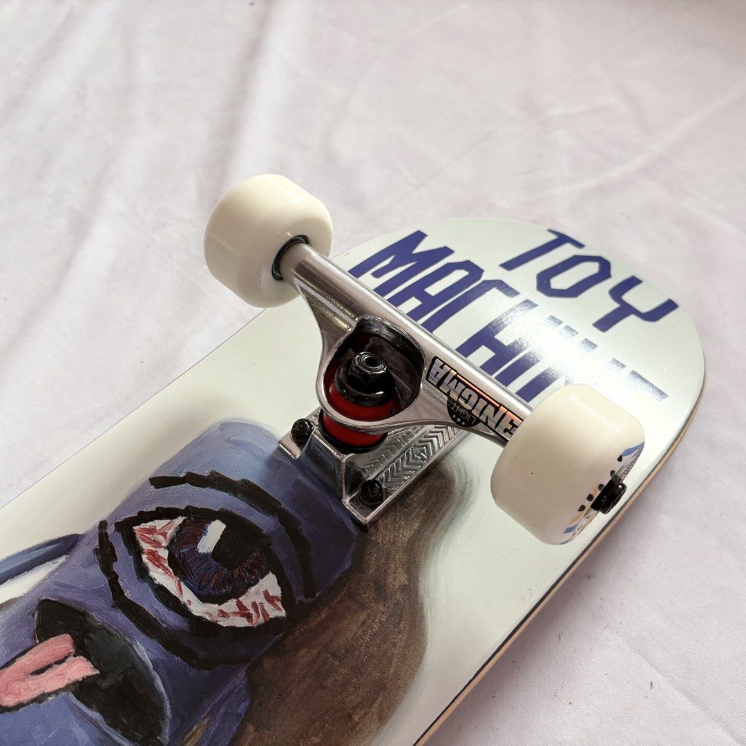 Toy Machine “Blue Mascot” 7.375” CJ Collins Model Custom Skateboard Complete