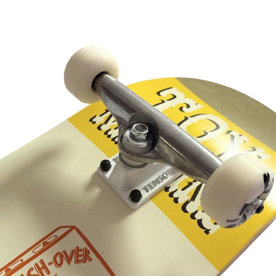 Toy Machine “Cart” 8.38” x 32.1” Daniel Lutheran Model Custom Skateboard Complete — angled truck detail