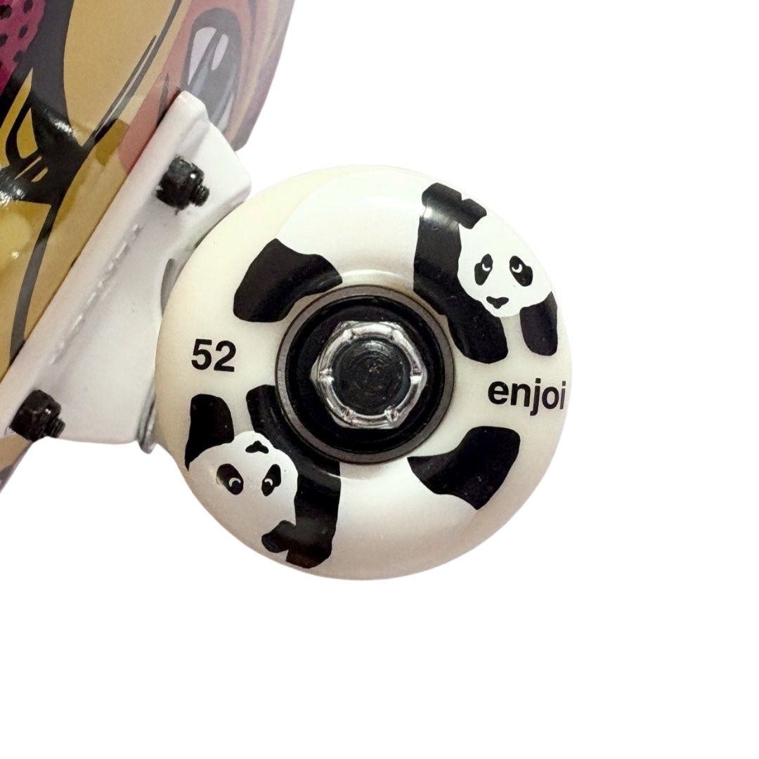 Toy Machine “Chopped Up” 8.0” x 31.6” Custom Skateboard Complete — wheel close-up