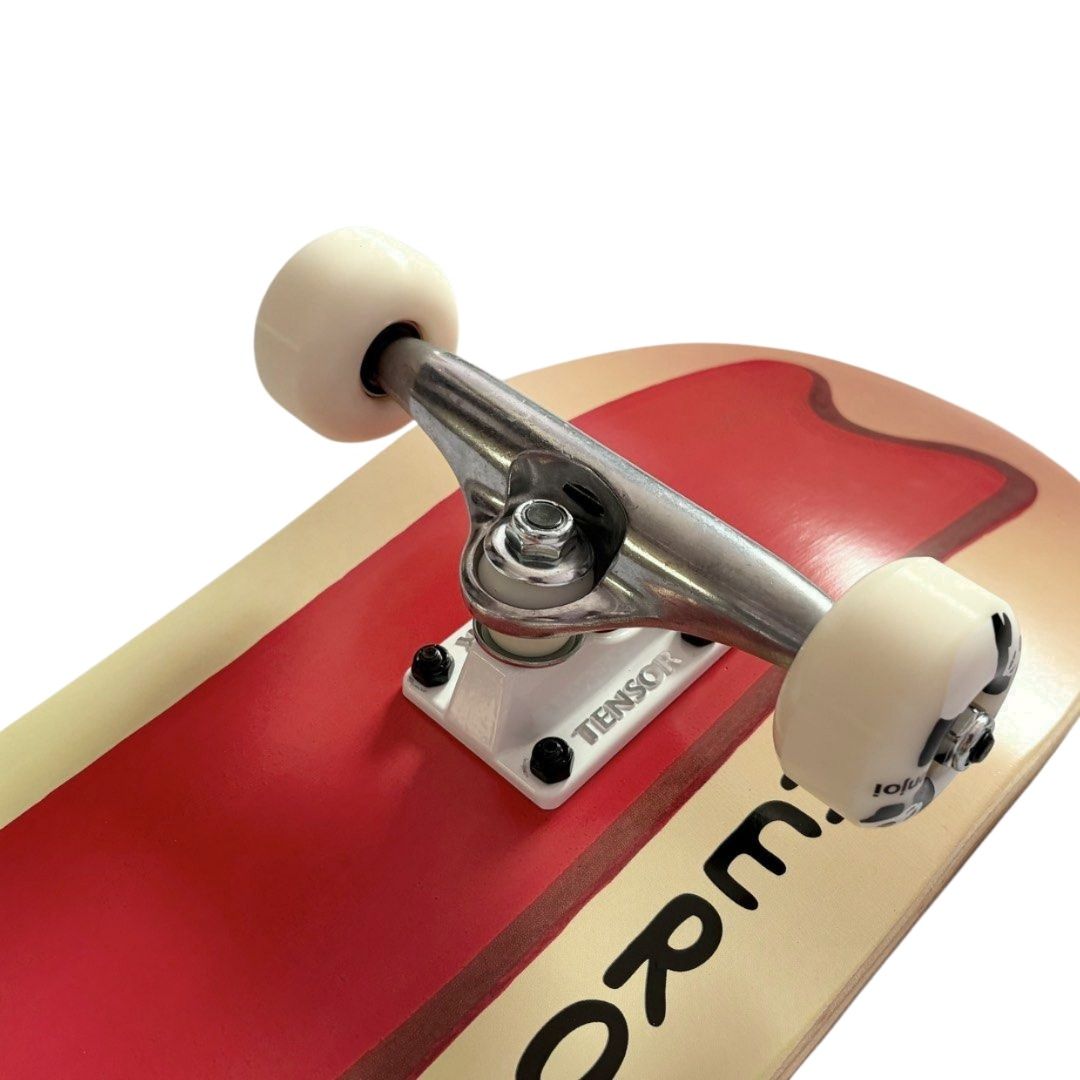 Toy Machine “Cowboy” 8.0” x 31.8” Romero Model Custom Skateboard Complete — angled truck detail