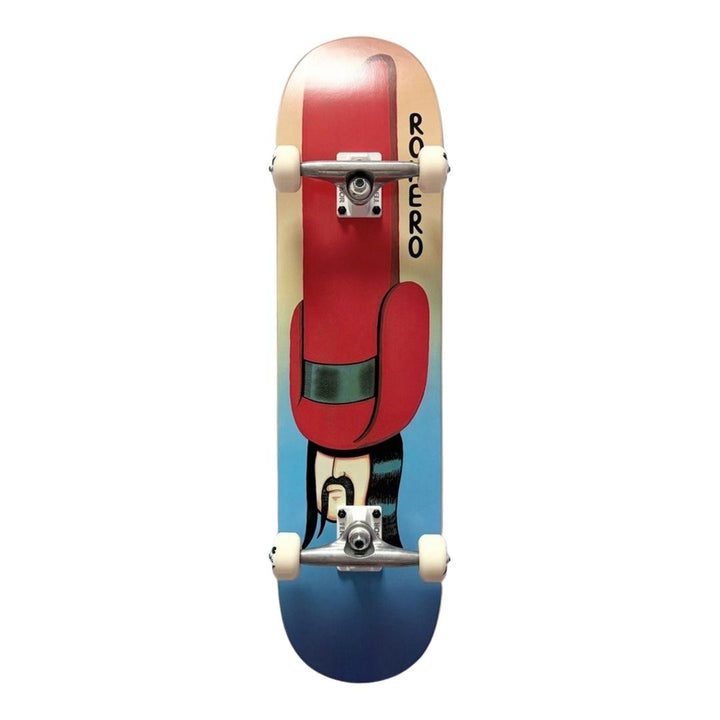 Toy Machine “Cowboy” 8.0” x 31.8” Romero Model Custom Skateboard Complete — underside graphic view