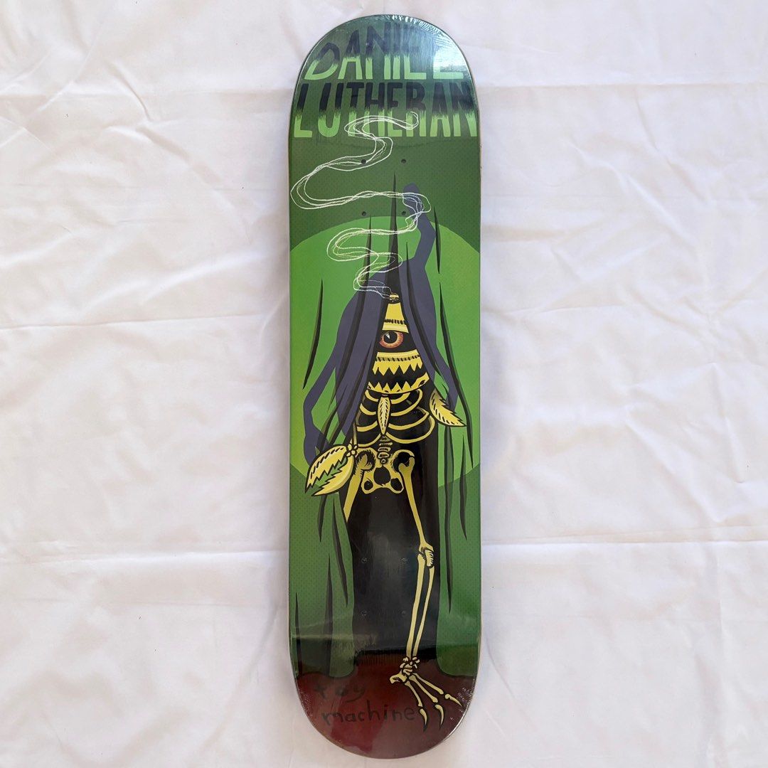 Toy Machine “Curtain” 7.88” Daniel Lutheran Pro Model Skateboard Deck