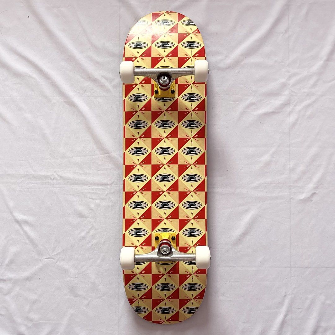 Toy Machine “Eyes” 8.5” x 32.35” Custom Skateboard Complete