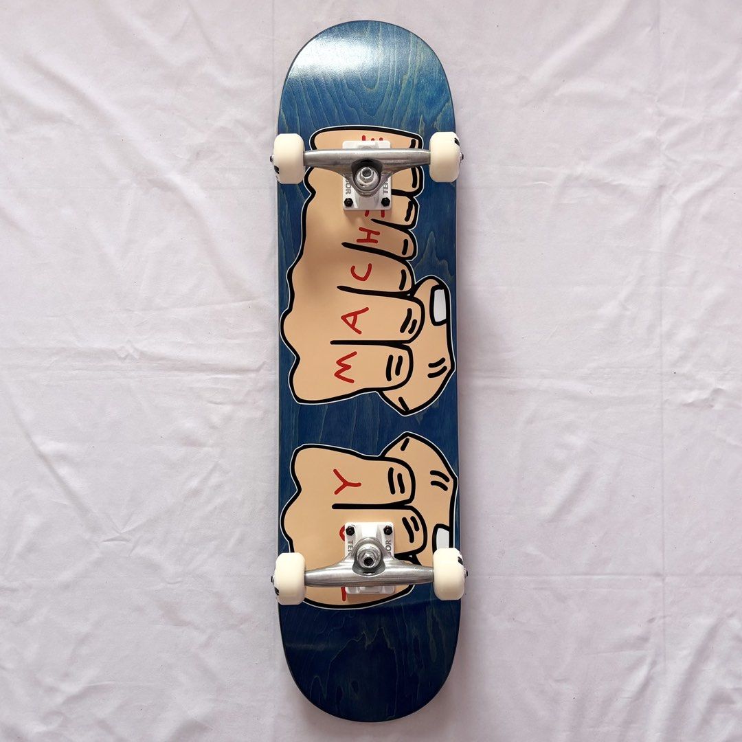 Toy Machine “Fist” 8.0” x 31.75” Custom Skateboard Complete