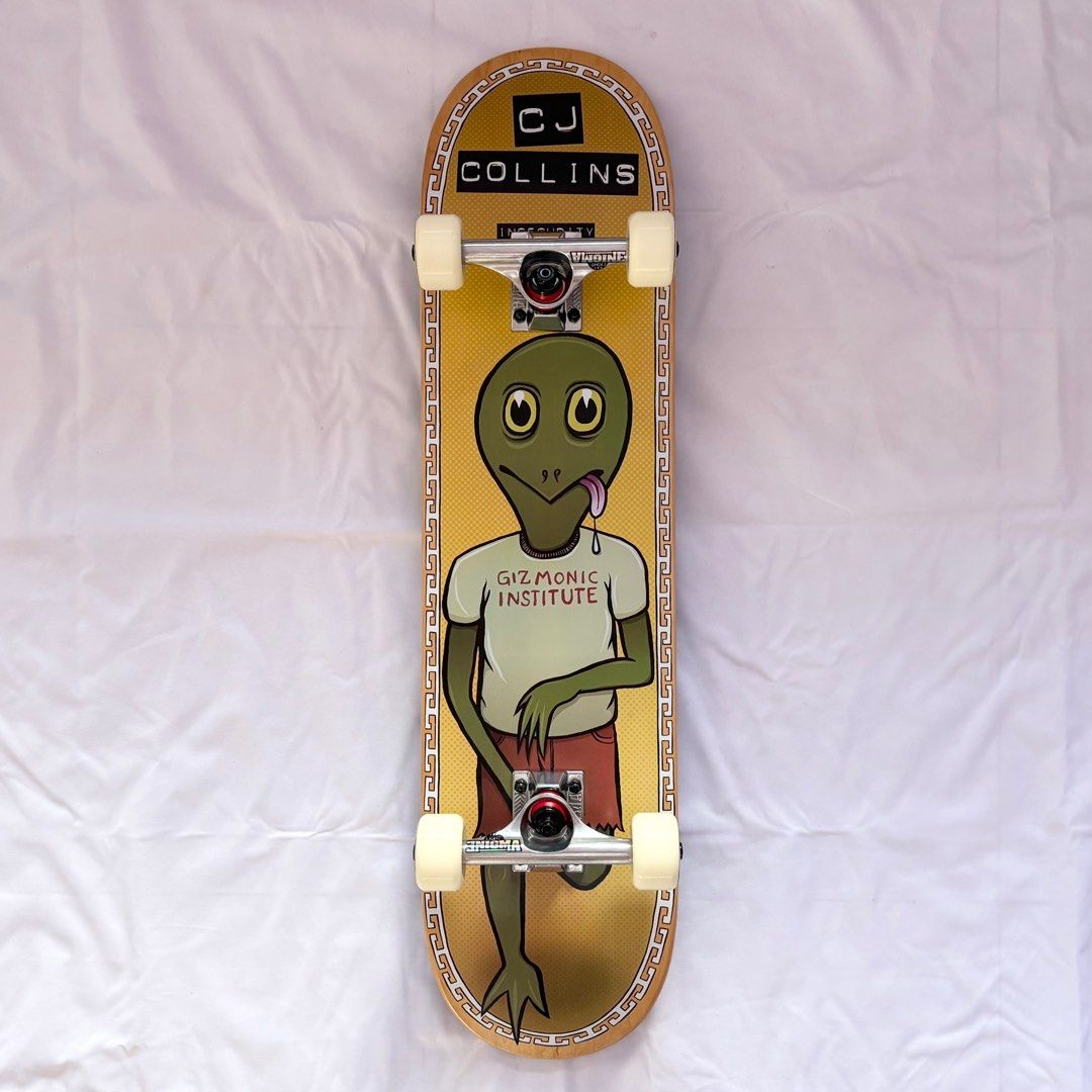 Toy Machine “Insecurity” 7.75” x 31.37” CJ Collin Pro Model Custom Skateboard Complete