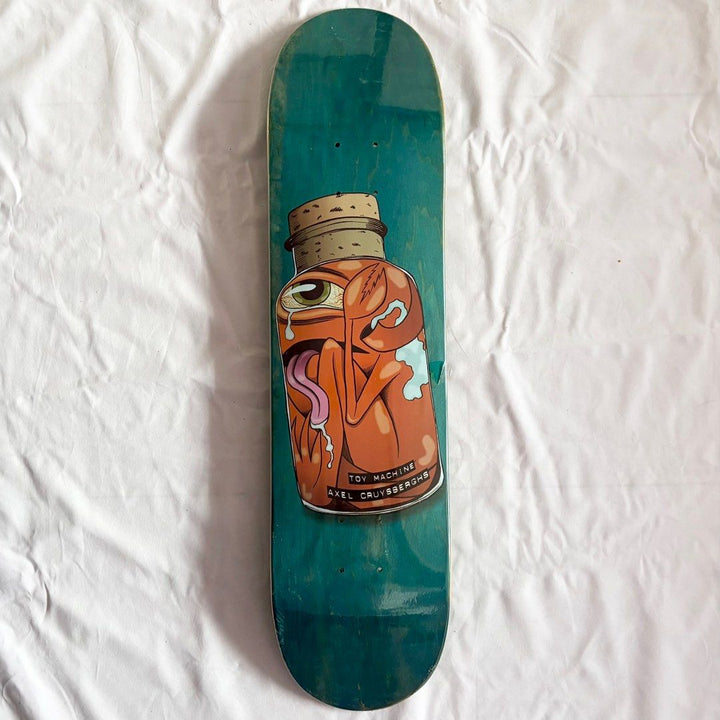 Toy Machine “Plain Jar” 7.75” x 31.37” Axel Cruysberghs Pro Model Skateboard Deck