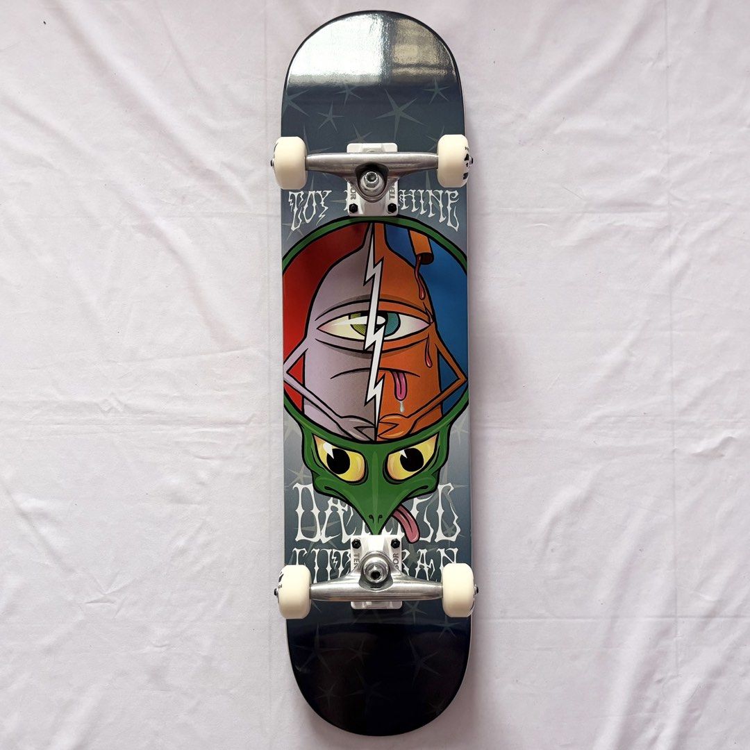 Toy Machine “Lightning” 8.0” x 31.6” Custom Skateboard Complete
