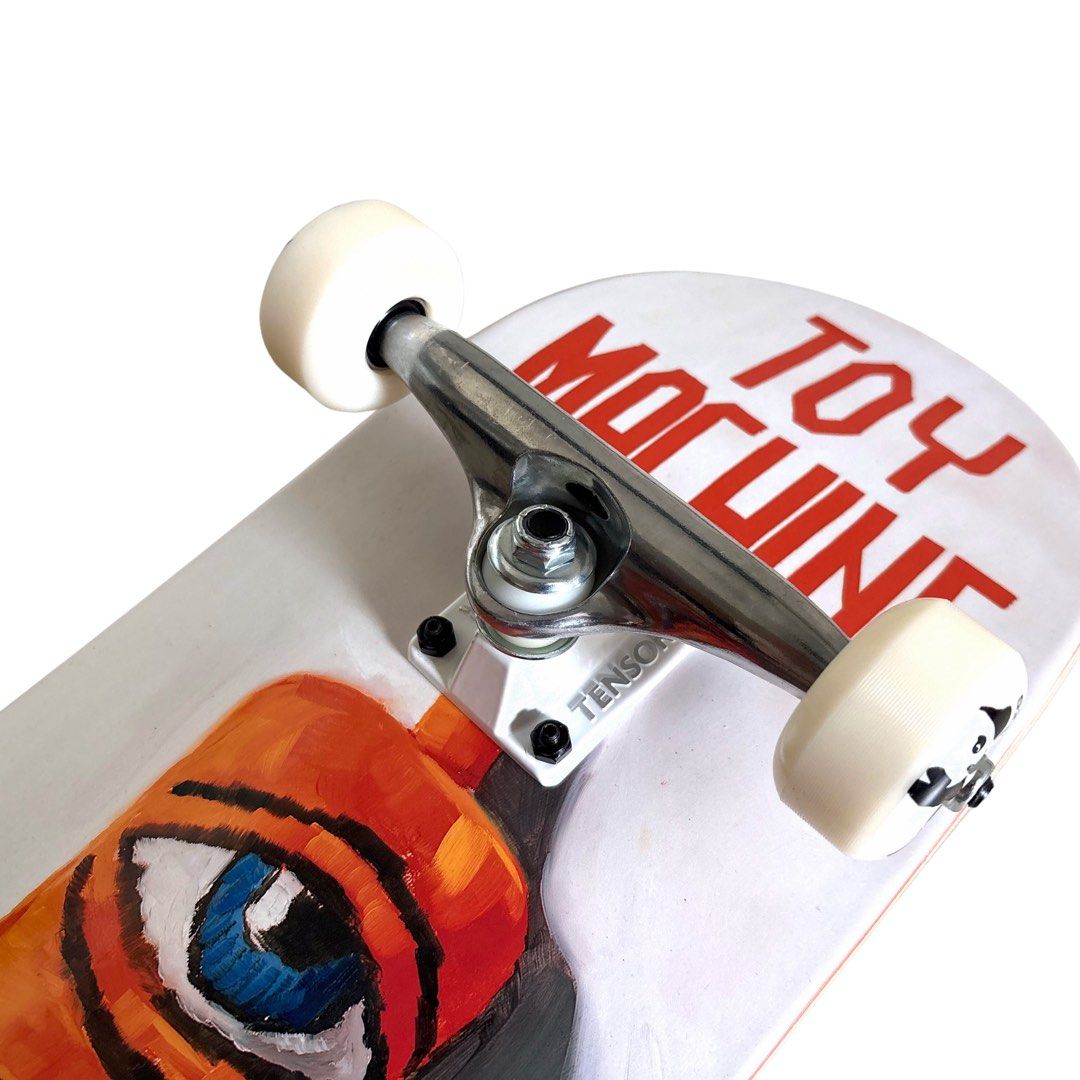 Toy Machine “Orange Doll” 7.675″ / 8.0″ Axel Crusher Pro Model Custom Skateboard Complete