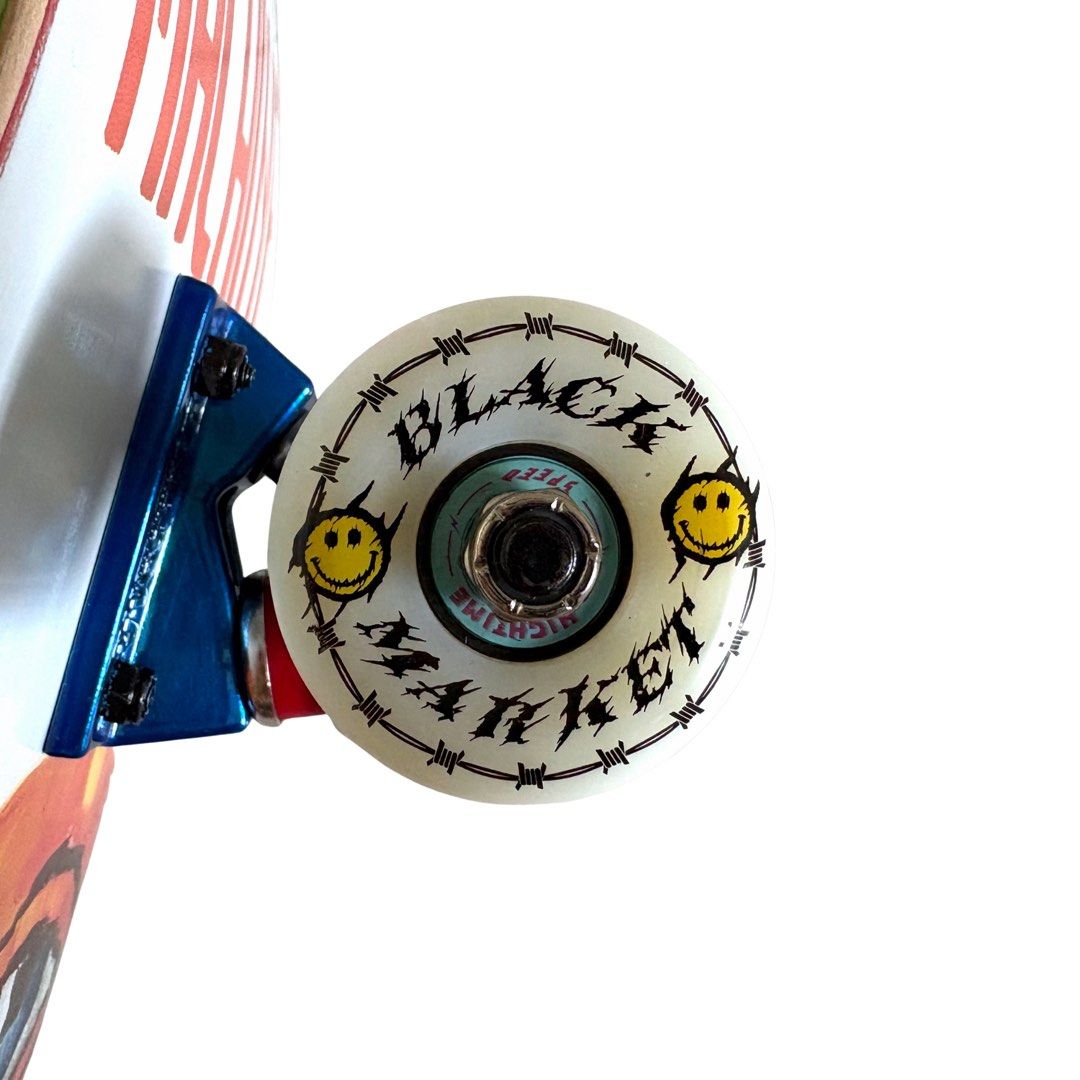 Toy Machine “Orange Doll” 7.675″ / 8.0″ Axel Crusher Pro Model Custom Skateboard Complete