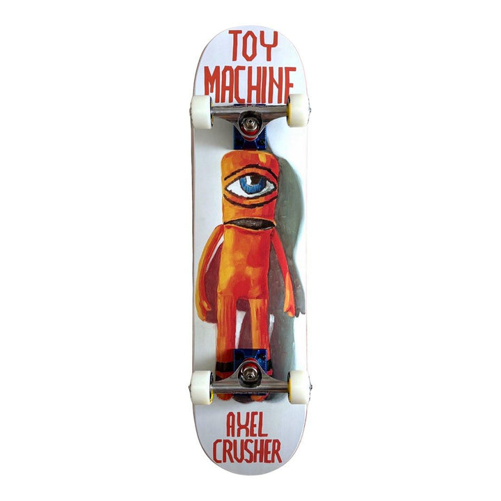 Toy Machine “Orange Doll” 7.675″ / 8.0″ Axel Crusher Pro Model Custom Skateboard Complete