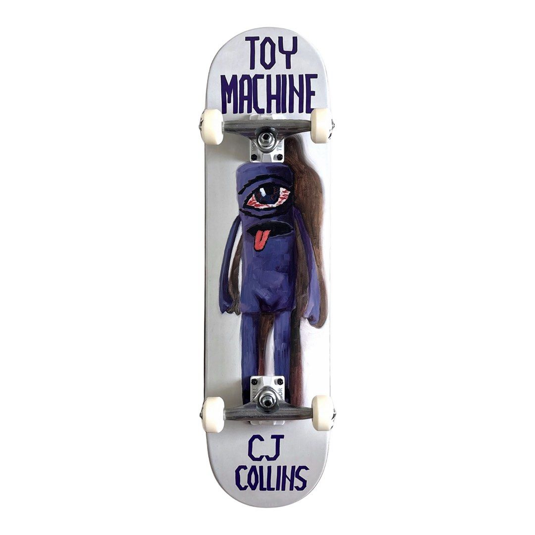 Toy Machine “Purple Doll” 7.5″ / 8.0″ CJ Collins Pro Model Custom Skateboard Complete