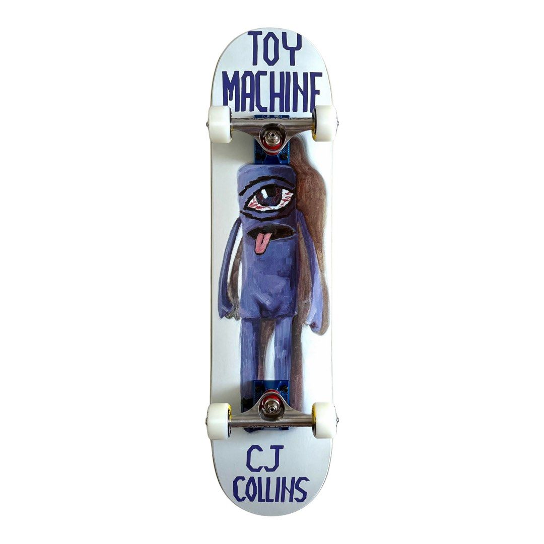 Toy Machine “Purple Doll” 7.5″ / 8.0″ CJ Collins Pro Model Custom Skateboard Complete