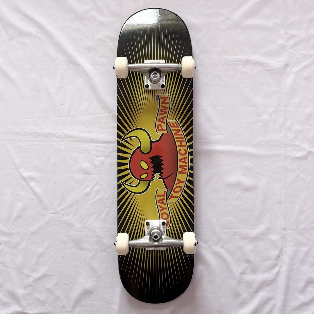 Toy Machine “Royal Pawn” 8.0” x 31.6” Custom Skateboard Complete