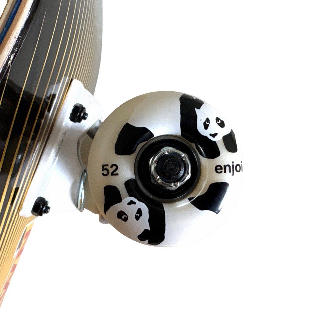 Toy Machine “Royal Pawn” 8.0” x 31.6” Custom Skateboard Complete — wheel close-up