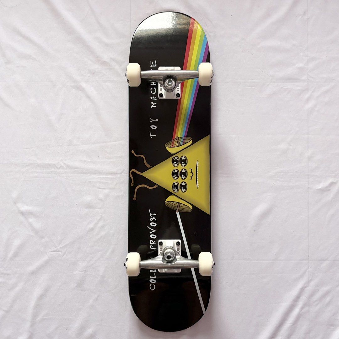 Toy Machine “Spectrum” 8.0” x 31.6” Custom Skateboard Complete