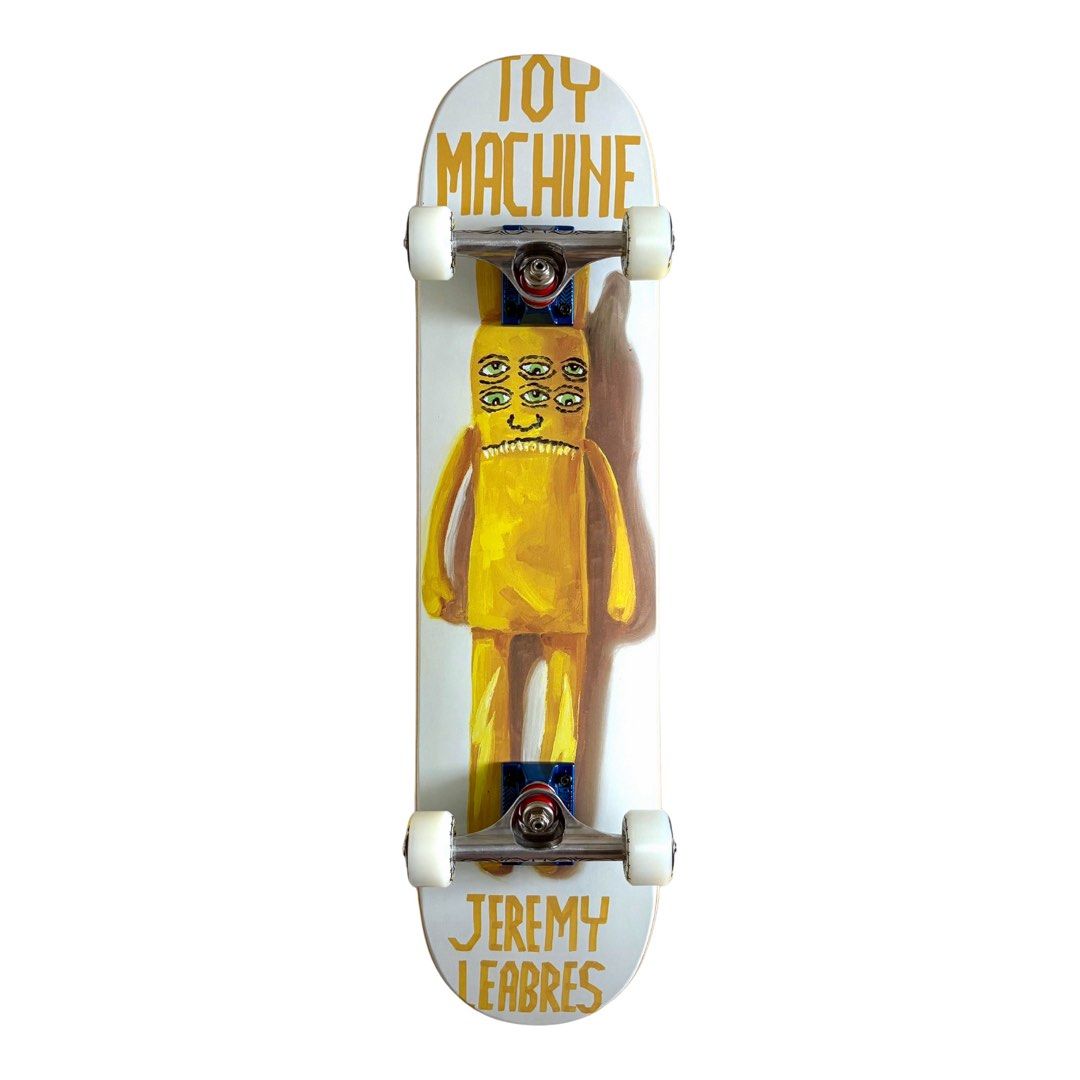 Toy Machine “Yellow Doll” 7.375″ x 30.0″ Jeremy Lebras Pro Model Custom Kids Skateboard Complete