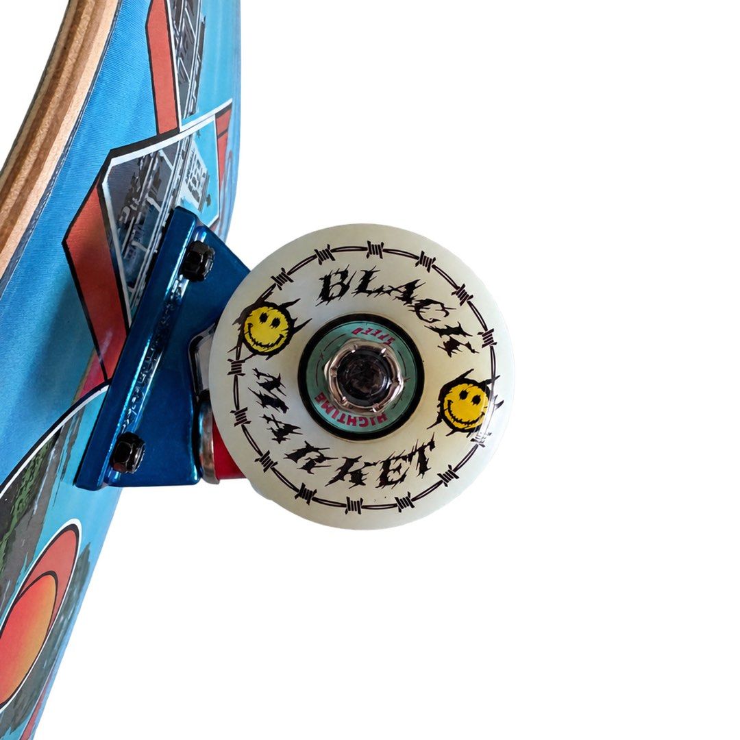 Wollup x Postcard Series “Changsha” 7.5″ x 28.5″ Custom Kids Skateboard Complete