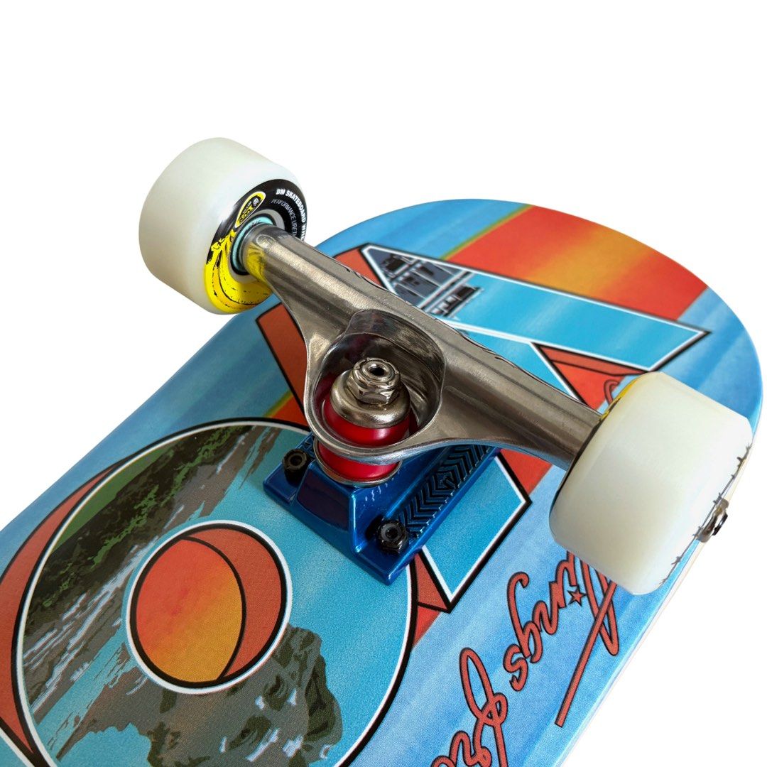 Wollup x Postcard Series “Changsha” 7.5″ x 28.5″ Custom Kids Skateboard Complete