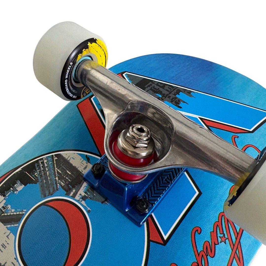 Wollup x Postcard Series “London” 7.5″ x 28.5″ Custom Kids Skateboard Complete